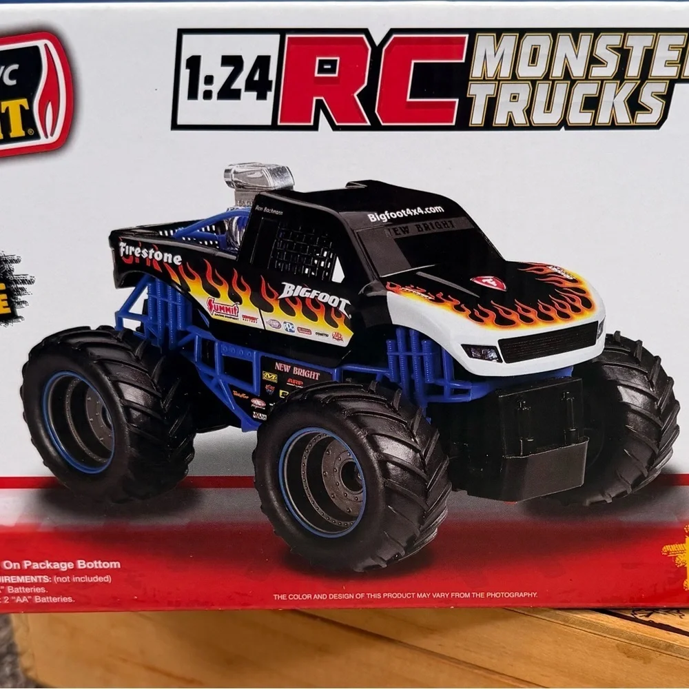 New 2022 RC Monster Truck 45th Bigfoot 4x4x4 ~ 1:24 - New in Box Remote Control